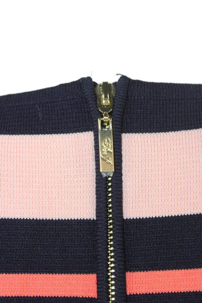 Eliza J Women Shift Dress Multicolor Striped Rayon Size PS