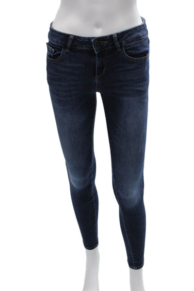 DL1961 Womens Skinny Jeans Blue Mid Rise 28 Inseam Size 23