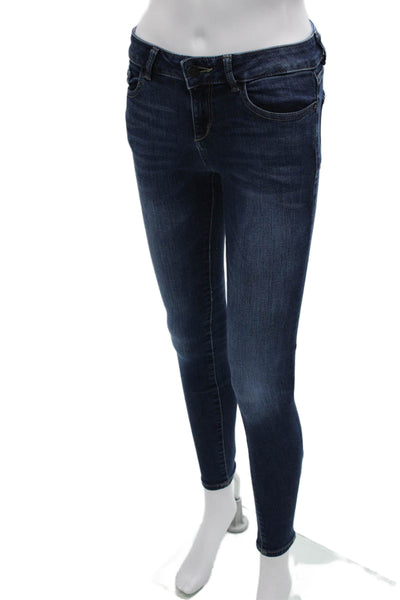 DL1961 Womens Skinny Jeans Blue Mid Rise 28 Inseam Size 23