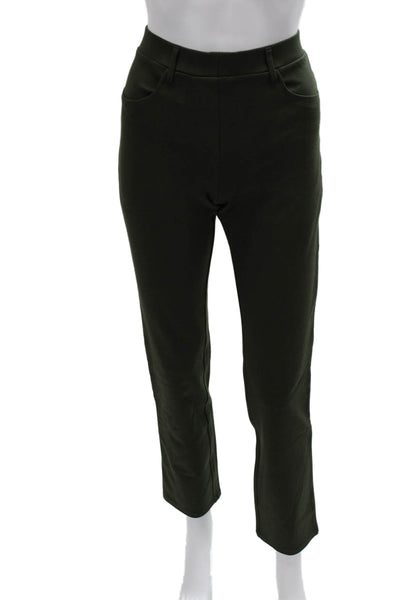 Quince Women Green Dress Pants Rayon Pull On Size S