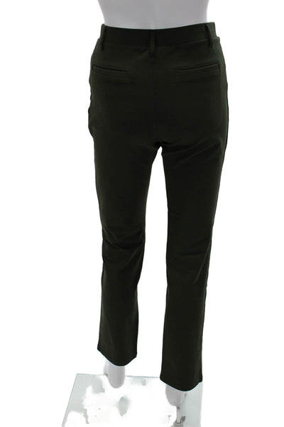 Quince Women Green Dress Pants Rayon Pull On Size S