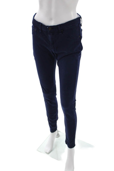 Rag & Bone Womens Skinny Blue Cotton Jeans Button Closure Size 29