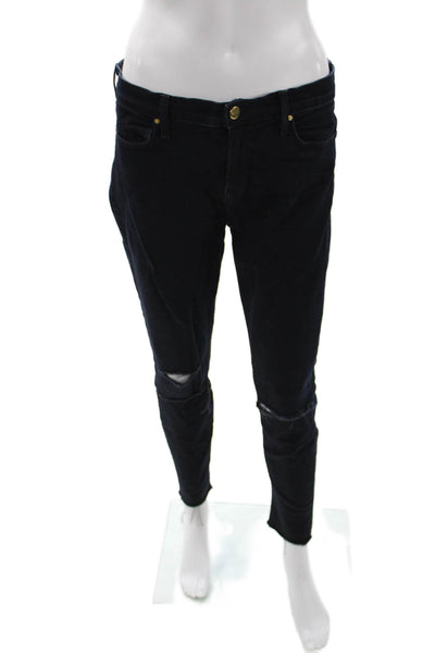 J Brand Women Skinny Jeans Blue High Rise Cotton Blend Size 31