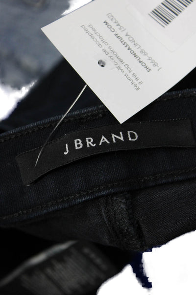 J Brand Women Skinny Jeans Blue High Rise Cotton Blend Size 31