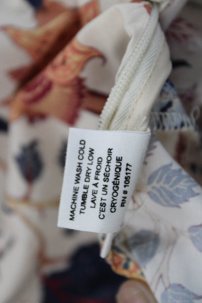 Ulla Johnson Womens Wrap Skirt Multicolor Floral Tie Cotton Long Size 10