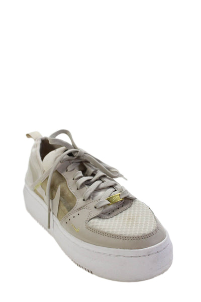 Nike Womens Court Vision Alta TXR Sneakers Cream Beige Size 8.5