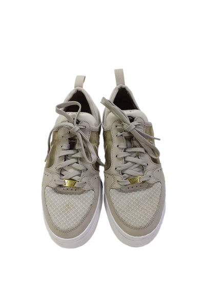 Nike Womens Court Vision Alta TXR Sneakers Cream Beige Size 8.5