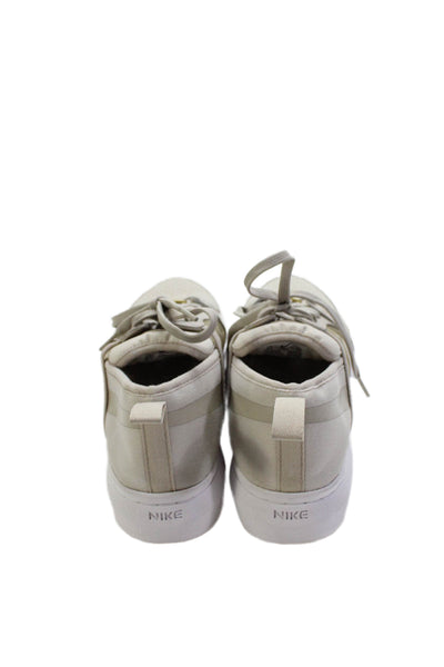 Nike Womens Court Vision Alta TXR Sneakers Cream Beige Size 8.5