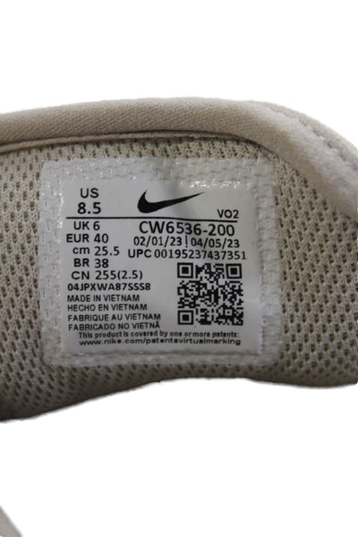 Nike Womens Court Vision Alta TXR Sneakers Cream Beige Size 8.5