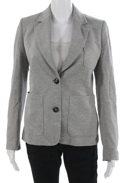 Closed Womens Basic Knit Button Jacket Gray Long Sleeve Size XS
