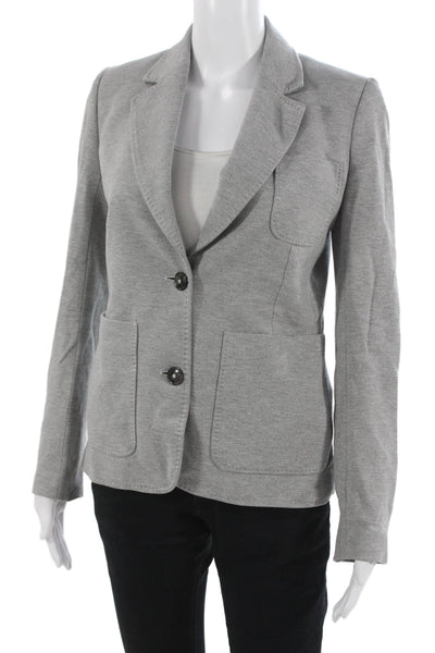 Closed Womens Basic Knit Button Jacket Gray Long Sleeve Size XS