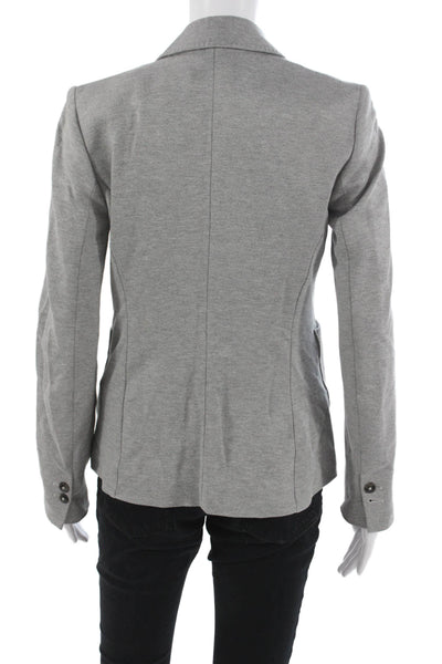 Closed Womens Basic Knit Button Jacket Gray Long Sleeve Size XS