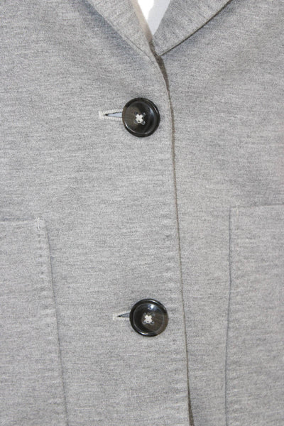 Closed Womens Basic Knit Button Jacket Gray Long Sleeve Size XS