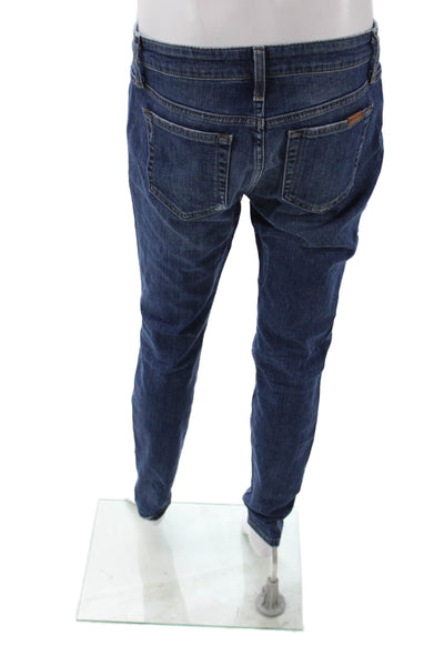 Joes Jeans Women Blue Skinny Mid Rise Jeans Cotton Blend Size 29