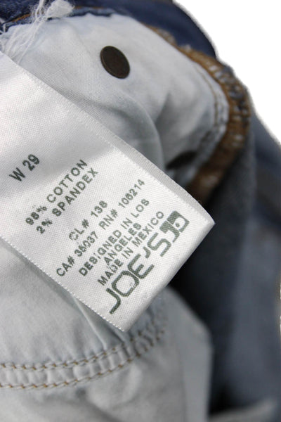 Joes Jeans Women Blue Skinny Mid Rise Jeans Cotton Blend Size 29
