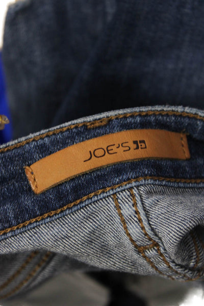 Joes Jeans Women Blue Skinny Mid Rise Jeans Cotton Blend Size 29