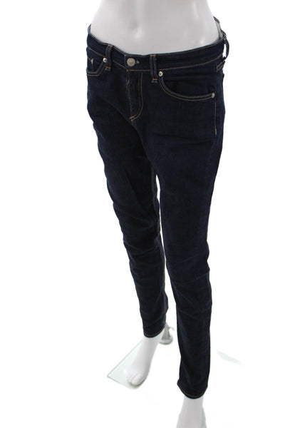Rag & Bone Jean Womens Skinny Blue High Rise Zip Fly Jeans Size 29