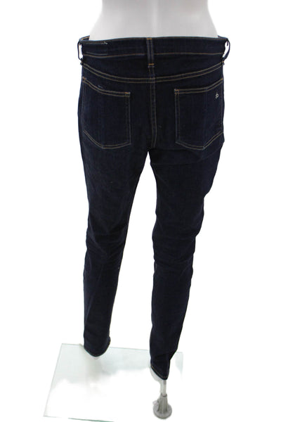 Rag & Bone Jean Womens Skinny Blue High Rise Zip Fly Jeans Size 29