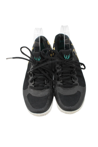 Nike Womens Flare 2 HC Animal Print Tennis Athletic Sneakers Black Size 6