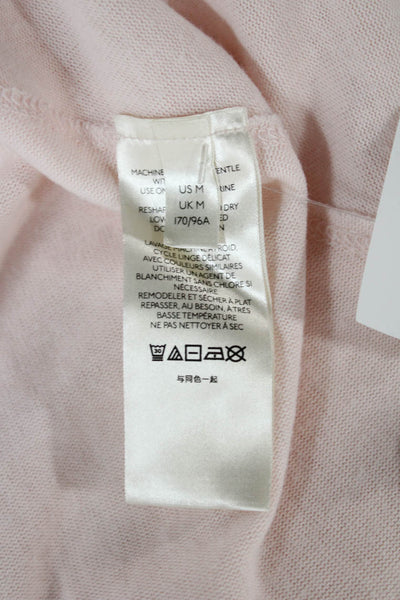 We The Free Womens Cowl Neck Long Sleeve Tunic Pink Polyester Size M