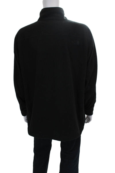 The North Face Mens Black Polyester Zip Jacket Size 2XL