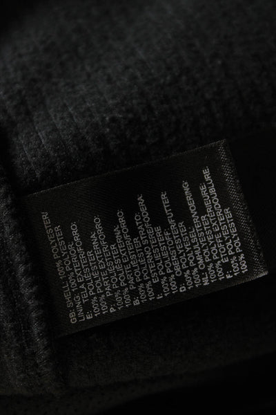 The North Face Mens Black Polyester Zip Jacket Size 2XL