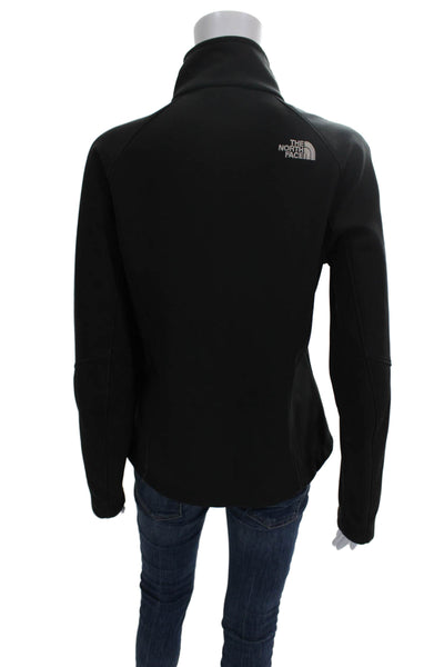 The North Face Womens Black Basic Jacket Polyester Long Sleeve Size S