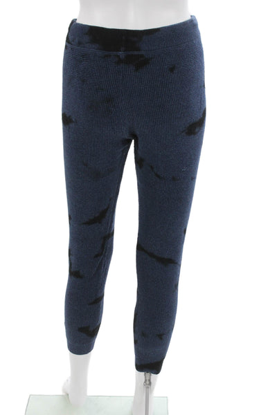 Lisa Todd Womens Blue Camouflage Cotton Drawstring Sweatpants Size S