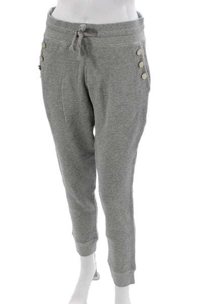 Derek Lam 10 Crosby Women Jogger Pants Gray Drawstring Cotton Size S