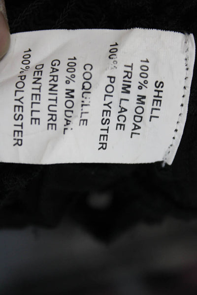 Ramy Brook Womens Strapless Black Modal Mini Dress Size XS