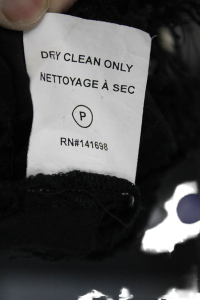 Ramy Brook Womens Strapless Black Modal Mini Dress Size XS