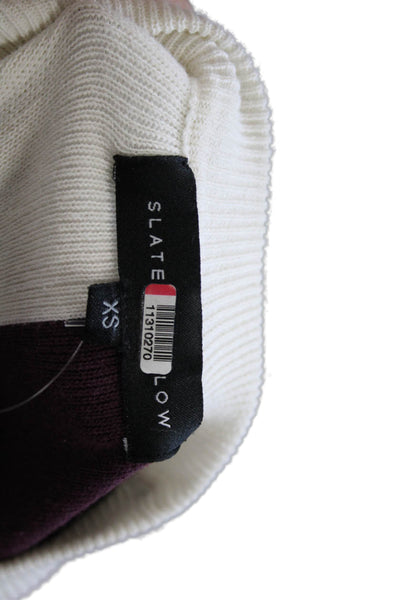Slate & Willow Women Sweater Dress Multicolor Long Sleeve Crew Neck Size S