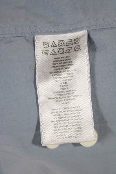 Michael Kors Men's Long Sleeves Button Down Shirt Blue Size 2XL