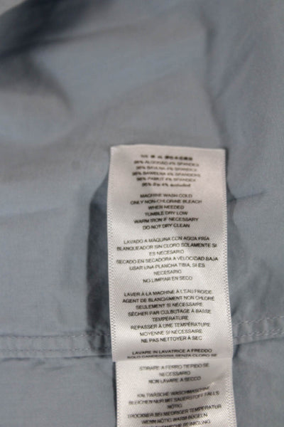 Michael Kors Men's Long Sleeves Button Down Shirt Blue Size 2XL