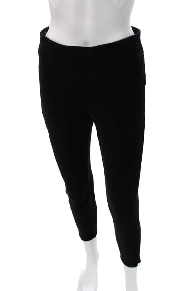 J Crew Womens Ankle Black Cotton Petite Pants Size PM