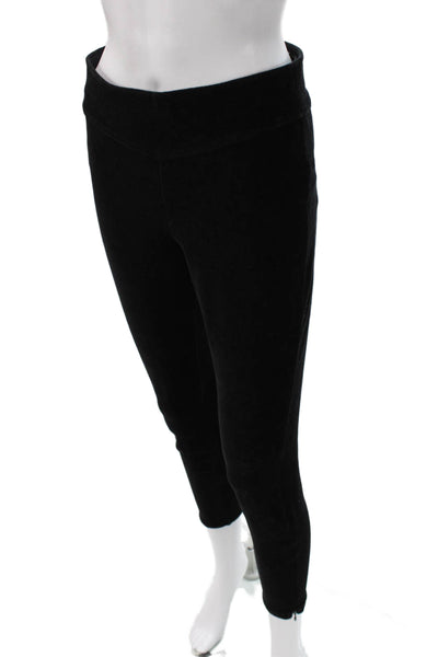 J Crew Womens Ankle Black Cotton Petite Pants Size PM