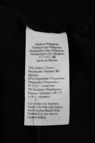 J Crew Womens Ankle Black Cotton Petite Pants Size PM