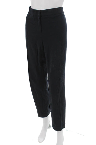 Akris Punto Women Dress Pants Black Viscose Zip Size 14