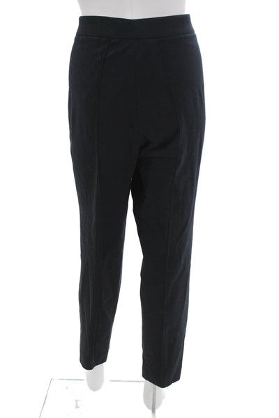 Akris Punto Women Dress Pants Black Viscose Zip Size 14
