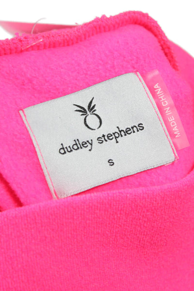 Dudley Stephens Women High Neck Pullover Sweater Pink Long Sleeve Size S
