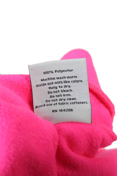 Dudley Stephens Women High Neck Pullover Sweater Pink Long Sleeve Size S
