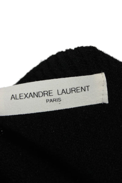 Alexandre Laurent Womens Basic V Neck Tank Top Black Viscose Size One Size