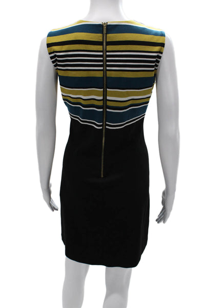 Calvin Klein Women Sheath Dress Multicolor Sleeveless Knee Length Size 4