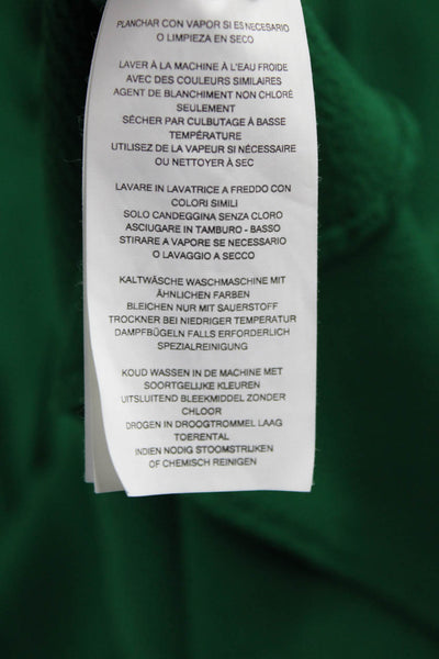 Michael Michael Kors Women Sleeveless V-Neck Tunic Blouse Green Size M