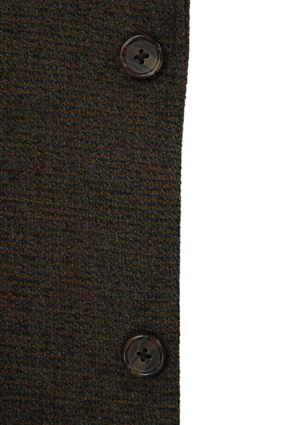 Hart Schaffner Marx Mens Blazer Brown Polyester Big & Tall Size 50