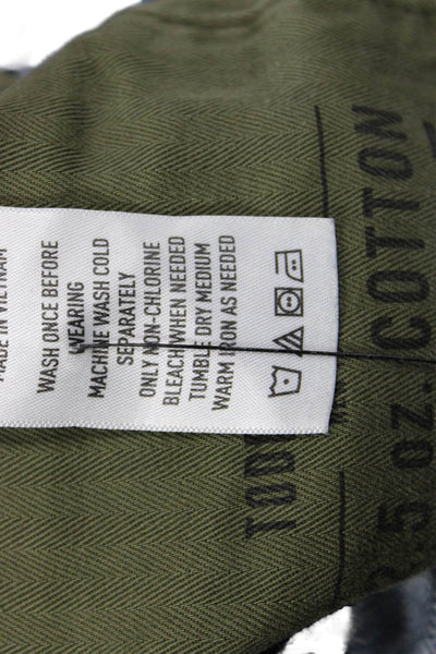 Todd Snyder Mens Straight Jeans Blue Mid Rise Button Cotton Size 31