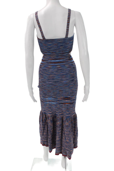 Jonathan Simkhai Womens Mermaid Sweetheart Midi Dress Multicolor Size XS