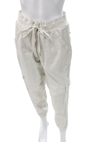 Splendid Womens Cargo Pants Beige Drawstring Lyocell Solid Size S