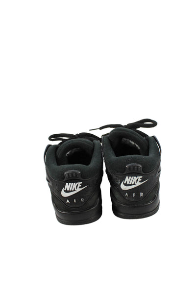 Nike Boys Suede Flight Air Jordan Lace Up Sneakers Shoes Black Size 5.5Y