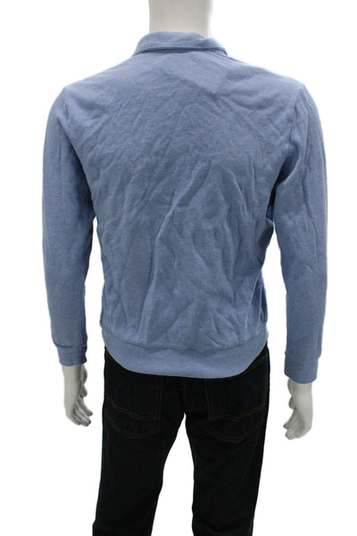 Polo Ralph Lauren Mens Blue Cotton Mock Neck Pullover Sweater Size S